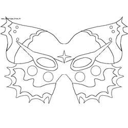 Coloring page: Mask (Objects) #120626 - Free Printable Coloring Pages