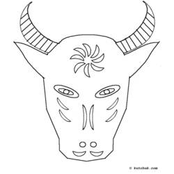 Coloring page: Mask (Objects) #120632 - Free Printable Coloring Pages