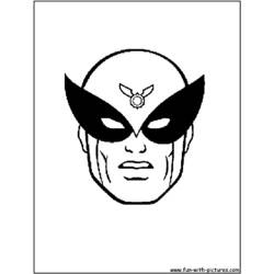 Coloring page: Mask (Objects) #120653 - Free Printable Coloring Pages