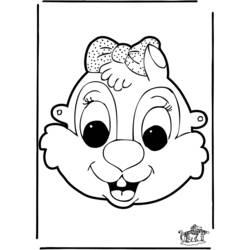 Coloring page: Mask (Objects) #120680 - Free Printable Coloring Pages