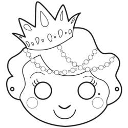 Coloring page: Mask (Objects) #120683 - Free Printable Coloring Pages