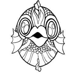 Coloring page: Mask (Objects) #120690 - Free Printable Coloring Pages