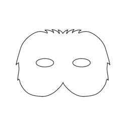 Coloring page: Mask (Objects) #120697 - Free Printable Coloring Pages