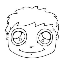 Coloring page: Mask (Objects) #120700 - Free Printable Coloring Pages