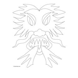 Coloring page: Mask (Objects) #120704 - Free Printable Coloring Pages