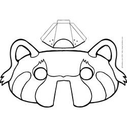 Coloring page: Mask (Objects) #120709 - Free Printable Coloring Pages