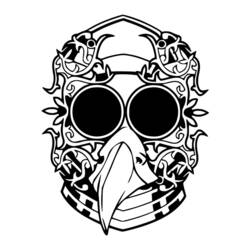 Coloring page: Mask (Objects) #120712 - Free Printable Coloring Pages