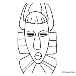 Coloring page: Mask (Objects) #120724 - Free Printable Coloring Pages