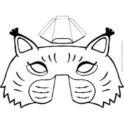 Coloring page: Mask (Objects) #120725 - Free Printable Coloring Pages