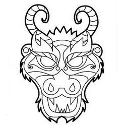 Coloring page: Mask (Objects) #120726 - Free Printable Coloring Pages