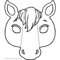 Coloring page: Mask (Objects) #120742 - Printable coloring pages