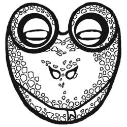 Coloring page: Mask (Objects) #120747 - Free Printable Coloring Pages