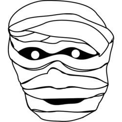 Coloring page: Mask (Objects) #120758 - Free Printable Coloring Pages