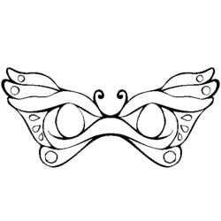 Coloring page: Mask (Objects) #120766 - Free Printable Coloring Pages