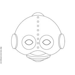 Coloring page: Mask (Objects) #120831 - Free Printable Coloring Pages