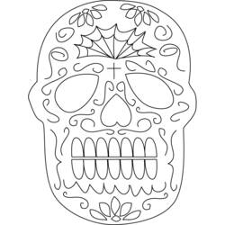 Coloring page: Mask (Objects) #120836 - Free Printable Coloring Pages