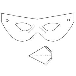 Coloring page: Mask (Objects) #120845 - Free Printable Coloring Pages