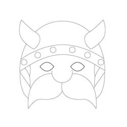 Coloring page: Mask (Objects) #120855 - Free Printable Coloring Pages