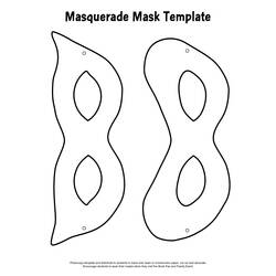 Coloring page: Mask (Objects) #120869 - Printable coloring pages