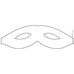 Coloring page: Mask (Objects) #120902 - Free Printable Coloring Pages