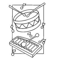 Coloring page: Musical instruments (Objects) #167117 - Free Printable Coloring Pages