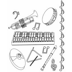 Coloring page: Musical instruments (Objects) #167126 - Printable coloring pages