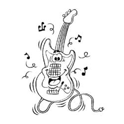 Coloring page: Musical instruments (Objects) #167158 - Free Printable Coloring Pages