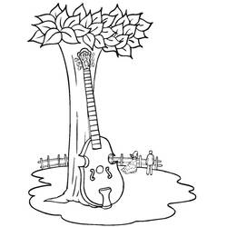 Coloring page: Musical instruments (Objects) #167178 - Free Printable Coloring Pages