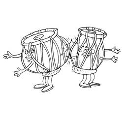 Coloring page: Musical instruments (Objects) #167238 - Free Printable Coloring Pages