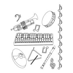 Coloring page: Musical instruments (Objects) #167360 - Free Printable Coloring Pages