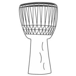 Coloring page: Musical instruments (Objects) #167405 - Free Printable Coloring Pages