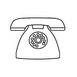 Phone (Objects) coloring page #192587 to print and color