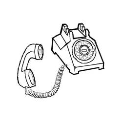 Phone (Objects) coloring page #192588 to print and color