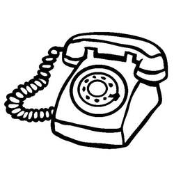Phone (Objects) coloring page #192598 to print and color