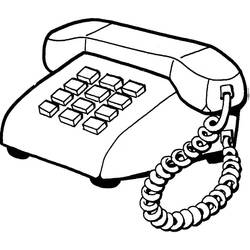Phone (Objects) coloring page #192600 to print and color