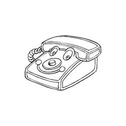 Phone (Objects) coloring page #192611 to print and color