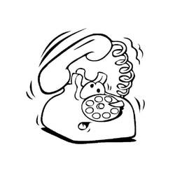 Phone (Objects) coloring page #192613 to print and color