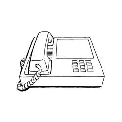 Phone (Objects) coloring page #192614 to print and color
