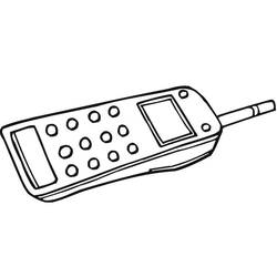Phone (Objects) coloring page #192616 to print and color