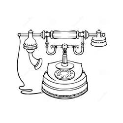 Phone (Objects) coloring page #192629 to print and color