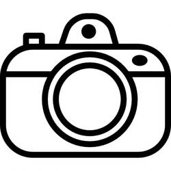 Coloring pages: Photo camera - Printable coloring pages