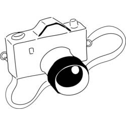 Coloring page: Photo camera (Objects) #119725 - Printable coloring pages