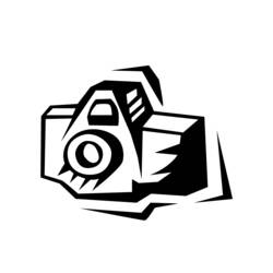 Coloring page: Photo camera (Objects) #119777 - Printable coloring pages