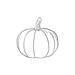 Coloring page: Pumpkin (Objects) #166815 - Printable coloring pages