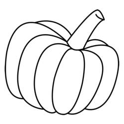 Coloring page: Pumpkin (Objects) #166821 - Free Printable Coloring Pages