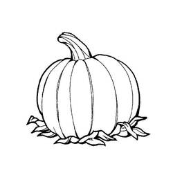 Coloring page: Pumpkin (Objects) #166822 - Printable coloring pages