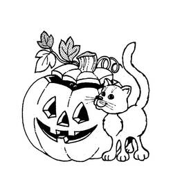 Coloring page: Pumpkin (Objects) #166829 - Free Printable Coloring Pages