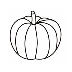 Coloring page: Pumpkin (Objects) #166832 - Printable coloring pages