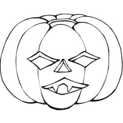Coloring page: Pumpkin (Objects) #166833 - Free Printable Coloring Pages