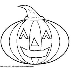 Coloring page: Pumpkin (Objects) #166835 - Free Printable Coloring Pages